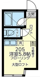 ユナイト藤崎エルカーノの杜【2階】の間取り