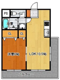 アポロディアホームズ【2階】の間取り