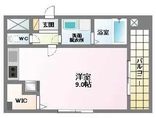 ブルーコート【1階】の間取り