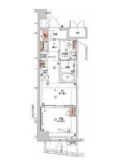 ハーモニーレジデンス神楽坂ヒルズSECOND【3階】の間取り