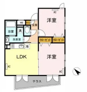 LAPiS目黒本町【1階】の間取り