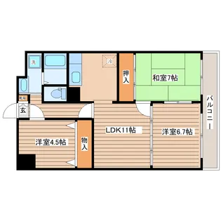u・ステージ【1階】の間取り
