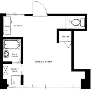 寿々川ビル【5階】の間取り
