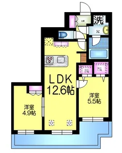 グランフォンテーヌ【2階】の間取り