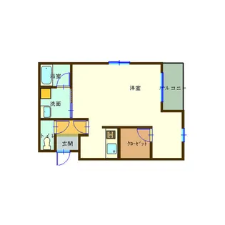 エクレール【1階】の間取り