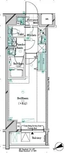 ガリシアレジデンス松陰神社【5階】の間取り