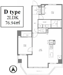 プロスペクト清澄庭園【8階】の間取り