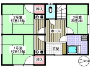 内藤荘【2階】の間取り