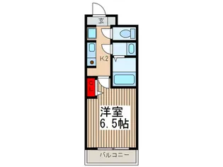 ジュネッセ浦和【6階】の間取り