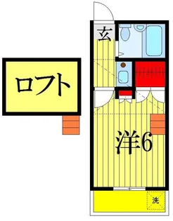 薬円台グリーンコーポ【2階】の間取り
