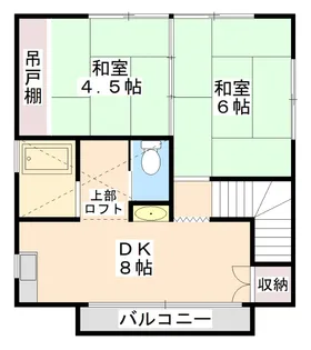 スピード若木第3【2階】の間取り