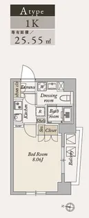 La Douceur大島【6階】の間取り