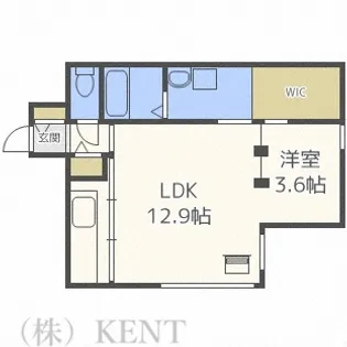 クロノス【4階】の間取り