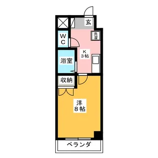 ACTRIUM・K【6階】の間取り