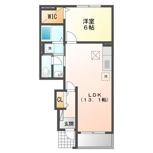 アーバンダンスII-B【1階】の間取り