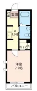 トウィンクル神明【2階】の間取り