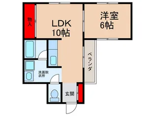 ベルドミ-ル今川【3階】の間取り
