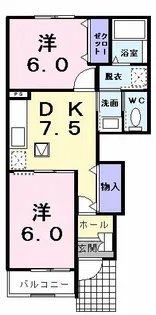 リバーサイドプラスワン【1階】の間取り