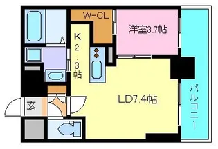 MODENA CENTORO(モデナセントロ)【10階】の間取り
