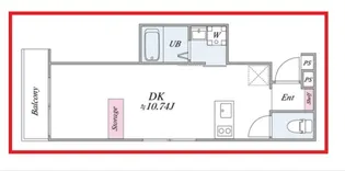 Scelto Kameido【4階】の間取り