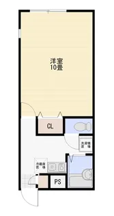 アムール長坂弐番館【1階】の間取り