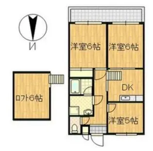 フローラルマンション【1階】の間取り