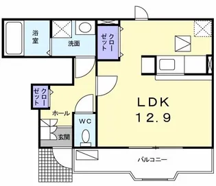 優美 A【1階】の間取り