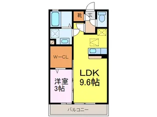 メゾン ド クレール【3階】の間取り