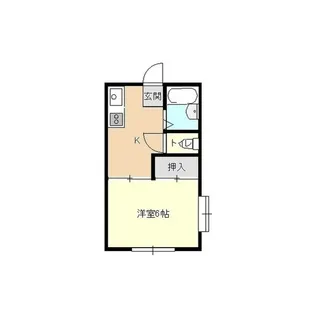 ワタナベハイツ【2階】の間取り