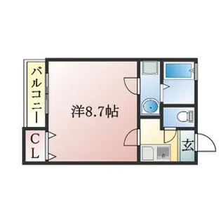 クレフラスト高丘A棟【1階】の間取り