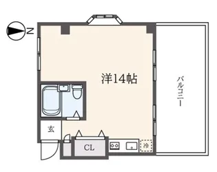 マヌワール鷺宮II【3階】の間取り