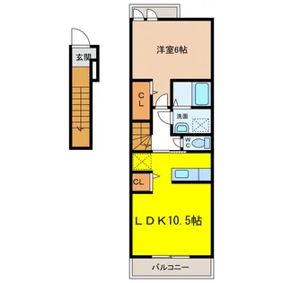 メゾン・ド・フルール【2階】の間取り