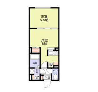 トライム両国【2階】の間取り