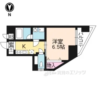 グラマシー京都【3階】の間取り