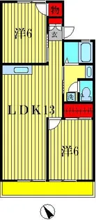 グレースコート【2階】の間取り
