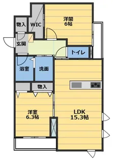 ブラウンヒル大谷【2階】の間取り