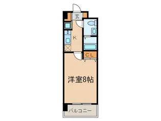 大濠小河マンション【4階】の間取り