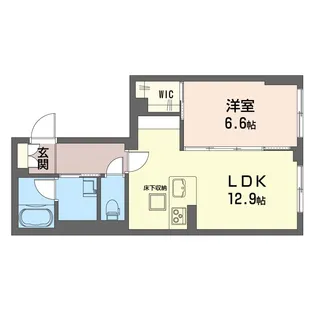 ラ・ヌーベルテラス・ドゥ・ロゾー【1階】の間取り