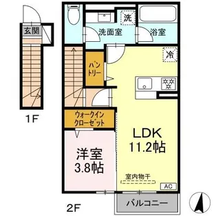 ベルファイン【2階】の間取り