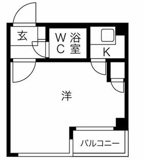 アパートメント新深江【3階】の間取り