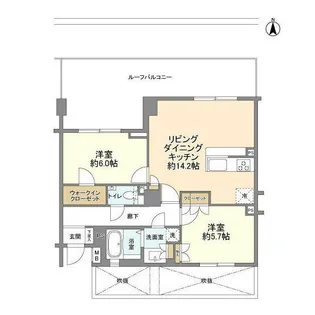 レグノ・スイート三軒茶屋【4階】の間取り