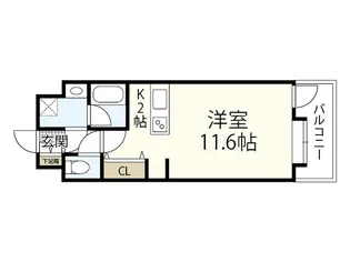 ウェスティン鉄砲町【6階】の間取り