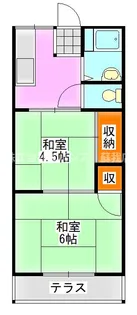 長洲ハイツ【1階】の間取り