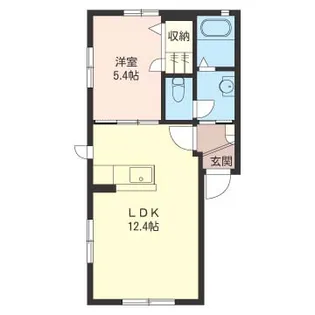 ウィンドワードA【1階】の間取り