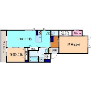 カメリア【2階】の間取り