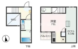 ADC新水前寺テール【2階】の間取り