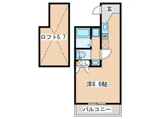 Wagance鎌倉【3階】の間取り