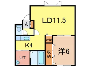 B.BloodIII【1階】の間取り