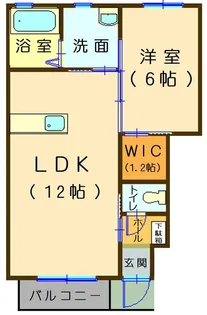 メゾン・ド・ぶーけ【1階】の間取り