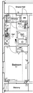 CQレジデンス練馬赤塚【1階】の間取り